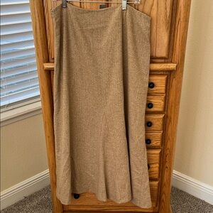 Liz Claiborne Classic Beige A-Line Skirt